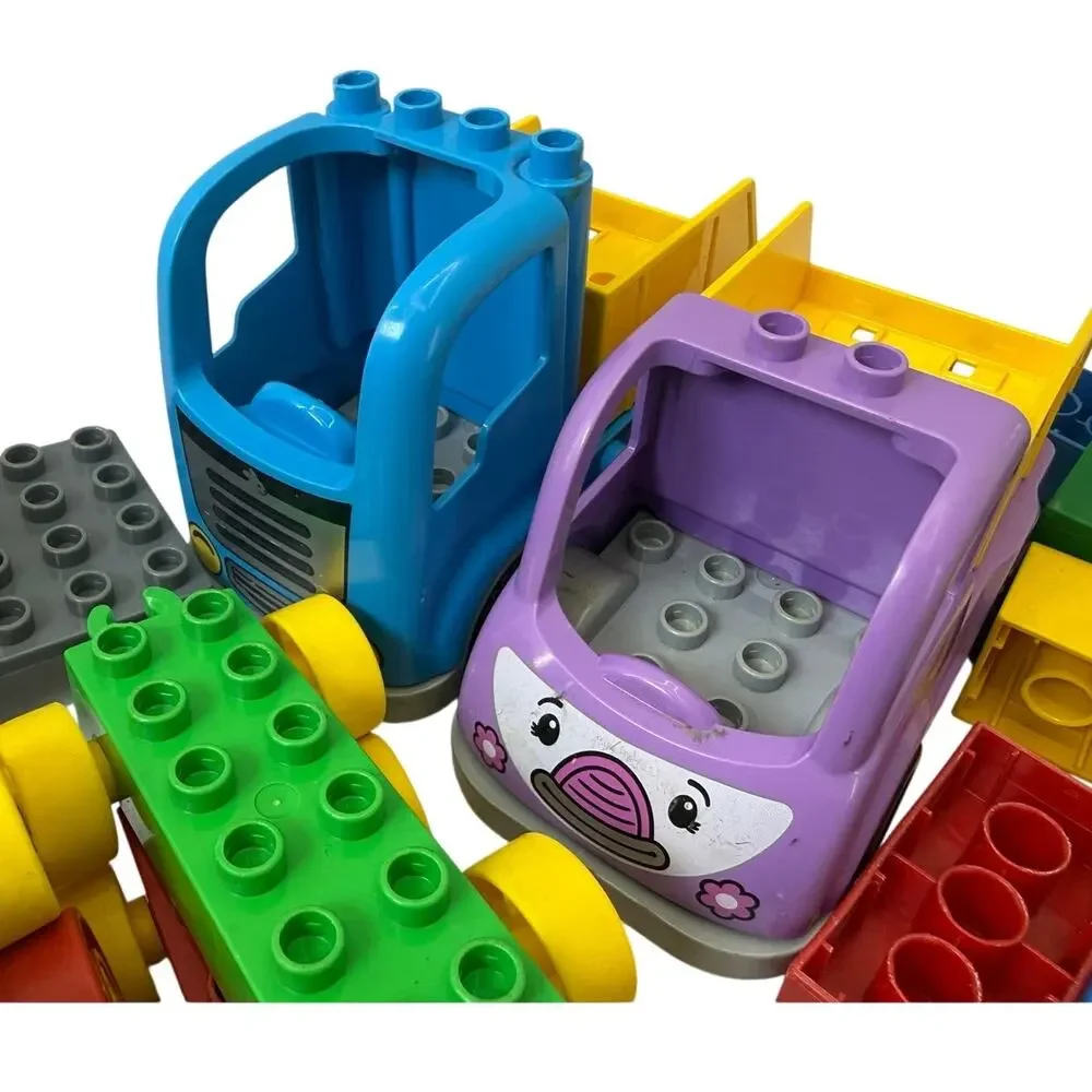 LEGO DUPLO Mixed Lot Blocks Figures Vehicles Phone Accessories Bundle